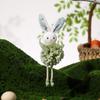 Colorful Easter Rabbit Pendant Soft Plush Rabbit Hanging Ornament Rabbit Figurine  Party Favors
