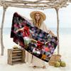 Player Celebrates Victory Moment Beach Towel Quick-Dry Soft Microfiber Comfortable Lightweight