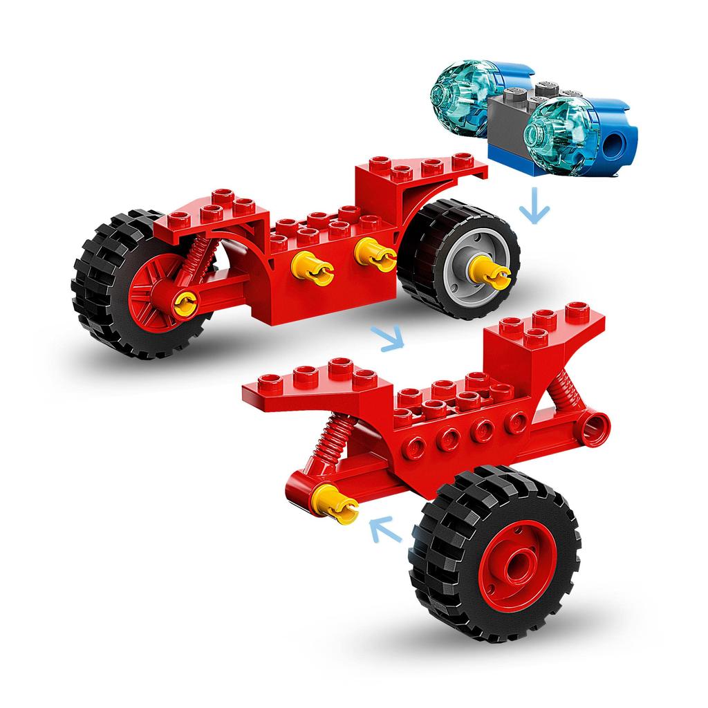LEGO Marvel Spidey и его удивительные друзья Miles Super Trike 10781 Игрушечный блок Present Superhero American Comics Vehicle Vehicle Sentai Hero Boys Girls