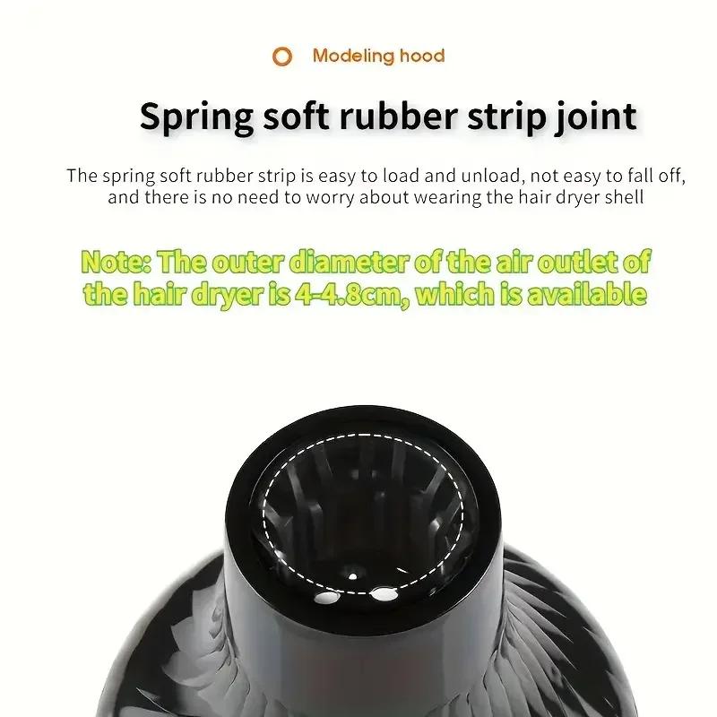 1pcs Hair Dryer Diffuser Hair Dryer Cover Dryer Curl Durable Heat-resistant Curl Diffuser Curly Styling Hairdressing Tool