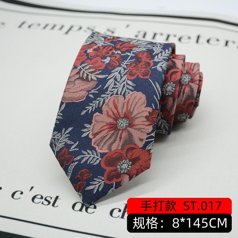 Галстук мужской деловой джентльменский ретро-узор британский стиль 8 см ручная работа профессиональная одежда