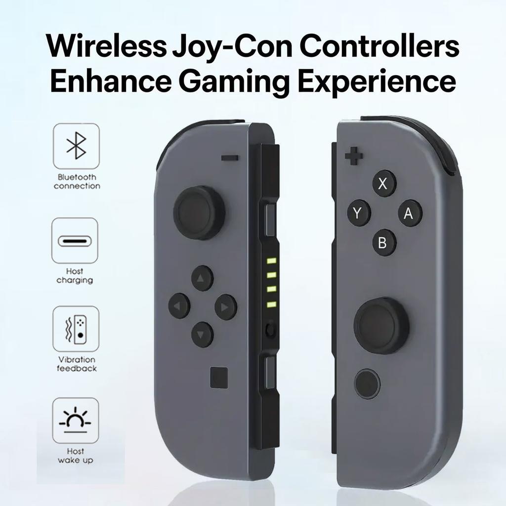 Беспроводной контроллер для Nintendo Switch NS/OLED/LITE Геймпад Джойстик Двойная вибрация Турбо Пульт дистанционного управления 6-осевой гироскоп Левый/Правый Джойпад