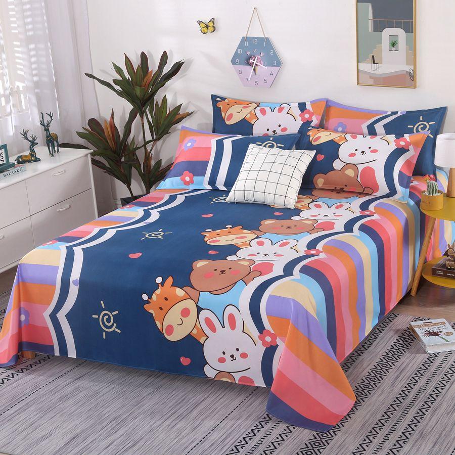 Simple Thickened Bed Sheets for All Seasons, Single and Double Bed Sheets In Multiple Specifications