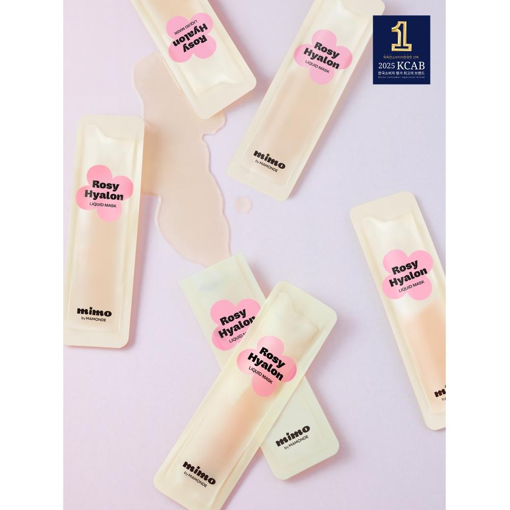 [Хит] Mimo By Mamonde Розовая Гиалуроновая Жидкая Маска 2 мл 6 штук Amorepacific