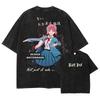 Bandai Ao no Hako T-shirt Vintage Washed B-Blue Box T Shirts Kano Chinatsu Chouno Hina Short Sleeve Tops Tees Men 100% Cotton