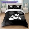 Korn Print 3Pcs Bedding Set Duvet Cover With Two Pillowcases Soft Bed Linen For Household Bedroom
