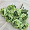 3 Bundles Silk PeoniesVintage Peonies Artificial Flowers Bouquets Fake Peonies Faux Peonies with Stems for Wedding Table Home Decor Bride