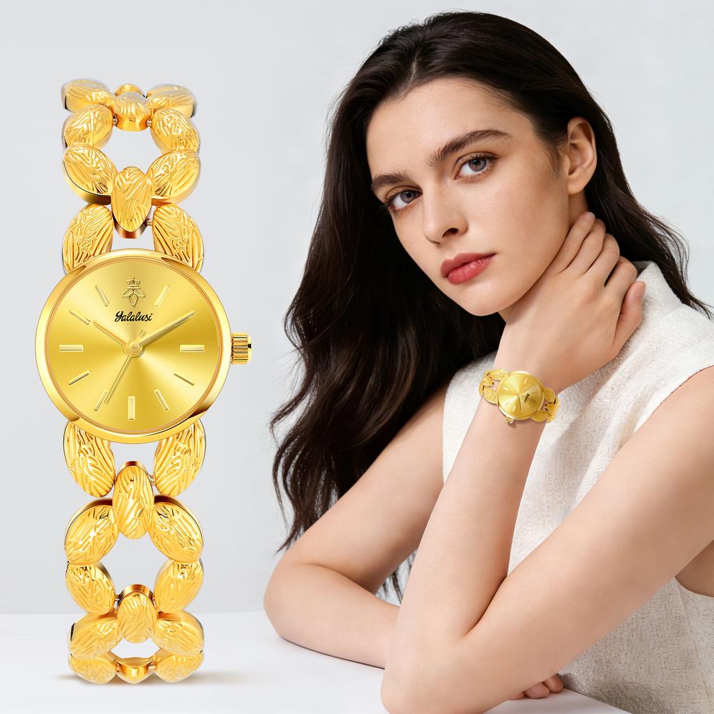 YaLaLuSi Stylish Ladies’ Waterproof Quartz Watch: A Luxurious and Elegant Bracelet Watch Perfect as a Gift Reloj Mujer Montre