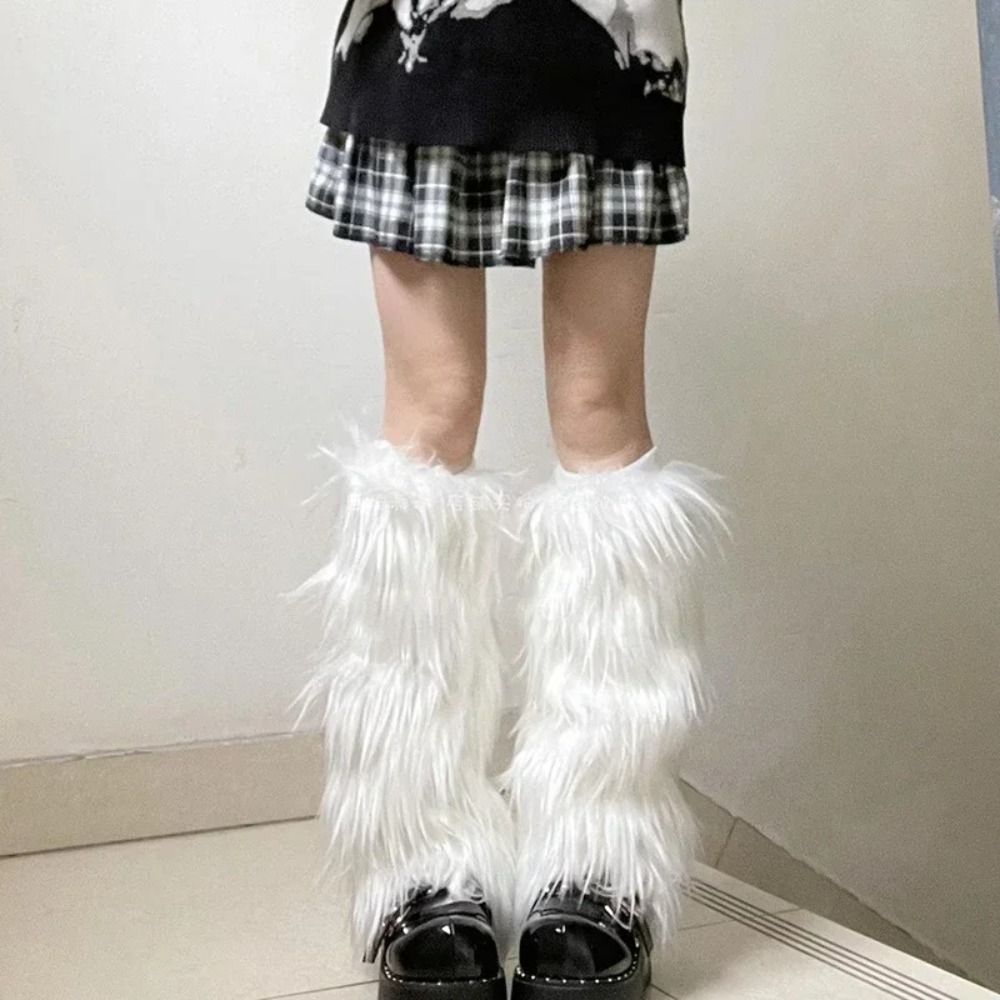 Сапоги Лолиты с бантом, утолщенные носки для девочек выше колена, белые длинные носки-трубы, пикантные для девочек