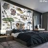Cat Adventure Custom Name Wall Tapestry Aesthetic Wall Hanging Printed Fabric Blanket Decorative Tapestries For Bedroom Living Room Home Decor