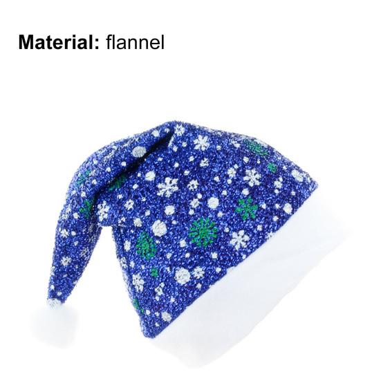 Шапка Санта-Клауса Все Подходит Удобная Мужская Женская Красочная Узор Снежинок Толстая Рождественская Шапка для Вечеринки EMA