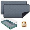 Non-Slip Hamster Cage Pads Washable Small Animal Bed Small Pet Urinary Pad  for Small Animal