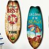 Retro Surfboard Hanging Sign Hawaiian Style Ocean Surfboard Decor  Surfer Room