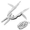 Portable Stainless Steel Multi-Tool Pliers Knife Multi-function Keychain Screwdriver For Outdoor Use