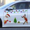 New Car Magnet Reflective Stickers Automotive Christmas Lights Decals Xmas Lights Bulb For Party Home Refrigerator Decal