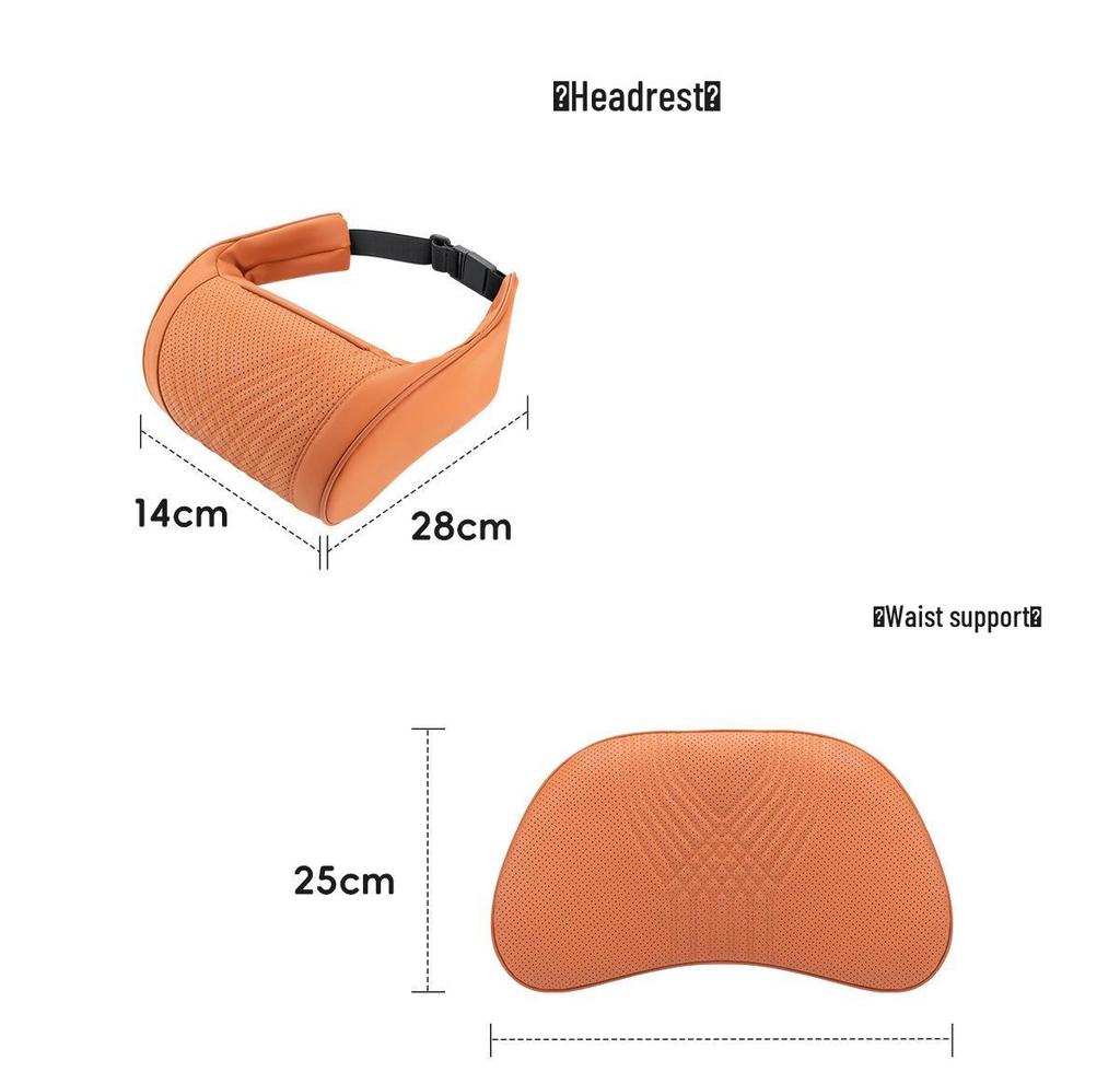 Zeekr 007/001 Car Headrest: Lumbar & Neck Support Pillow - All-Season Breathable Interior Decor