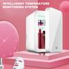 8L Mini Make Up Fridge with LED Light Mirror Portable Cosmetic Storage Refrigerator Cooler&Warmer Freezer for Car Dual