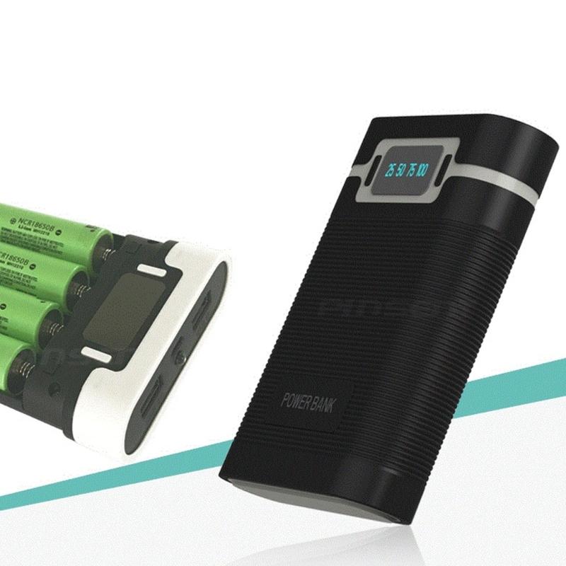 4-слотное зарядное устройство для мобильных аккумуляторов 18650, съемный отсек для батарей, не требует пайки, решение для зарядки различных устройств