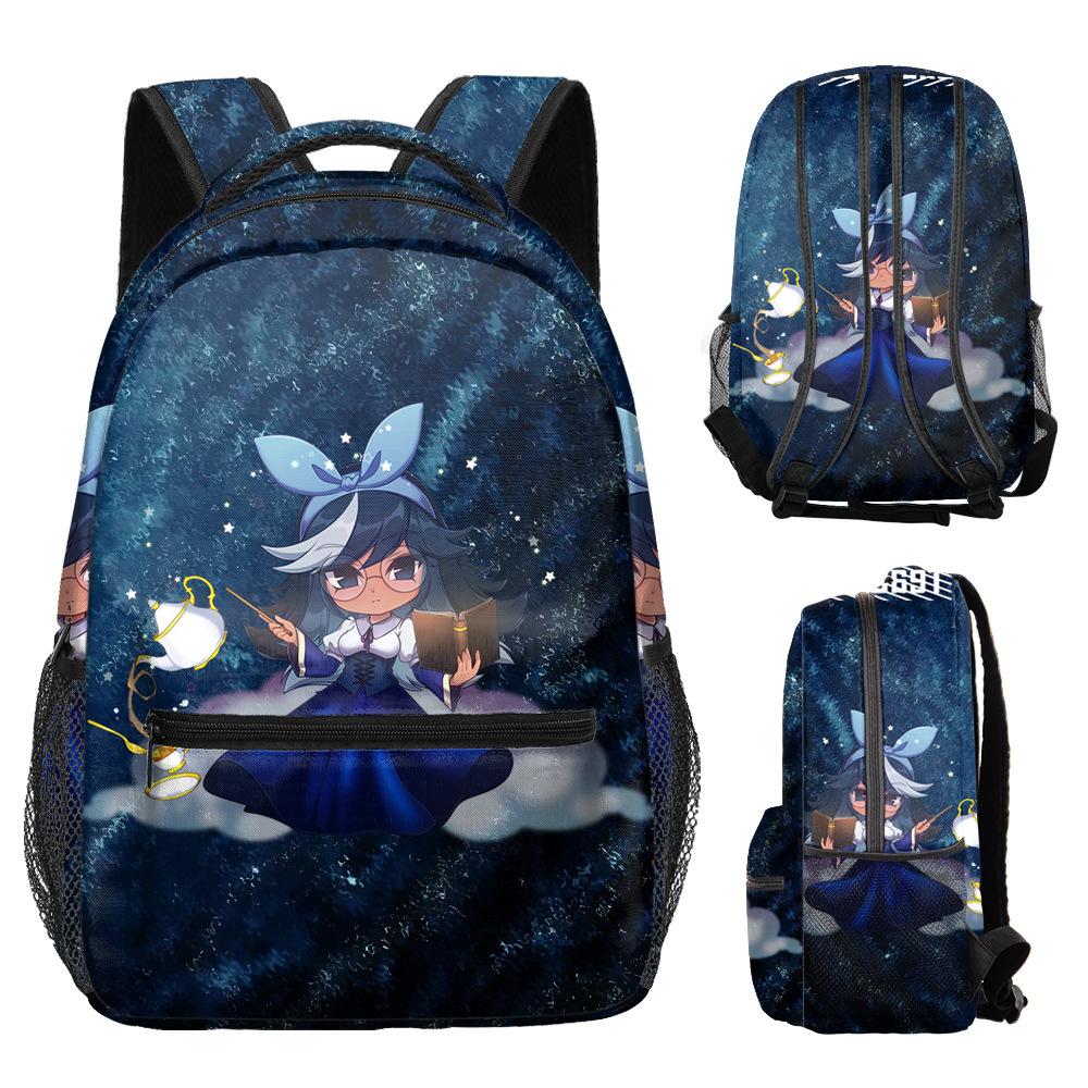 Мультяшные K-pop Молодежные Школьные Сумки Унисекс Gacha Life Клубные Дорожные Сумки 3D Печать Оксфорд Водонепроницаемые Рюкзаки на Плечо для Ноутбуков