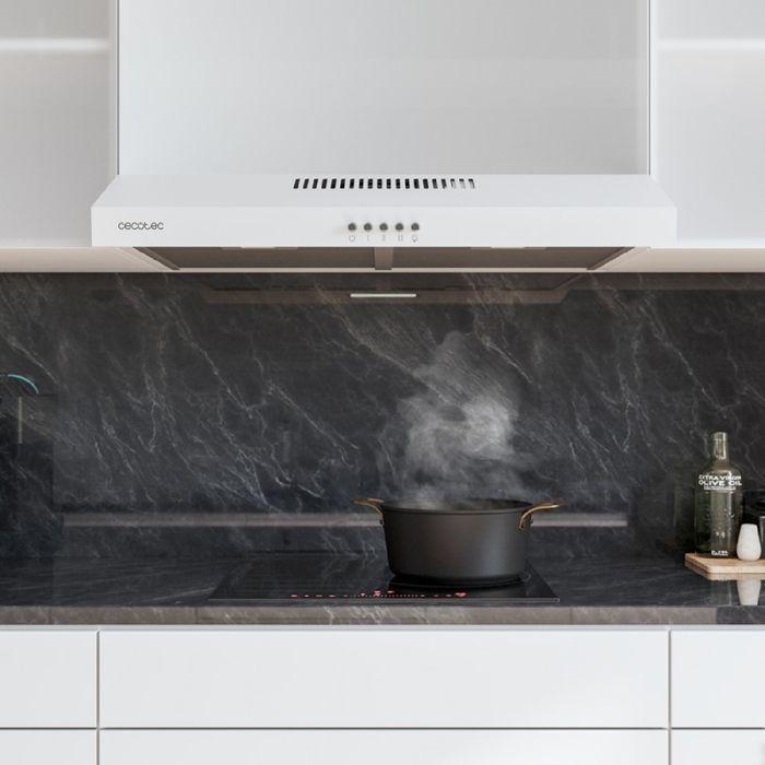 Cecotec Hotte aspirante encastrable Bolero Flux CM 602200 White B