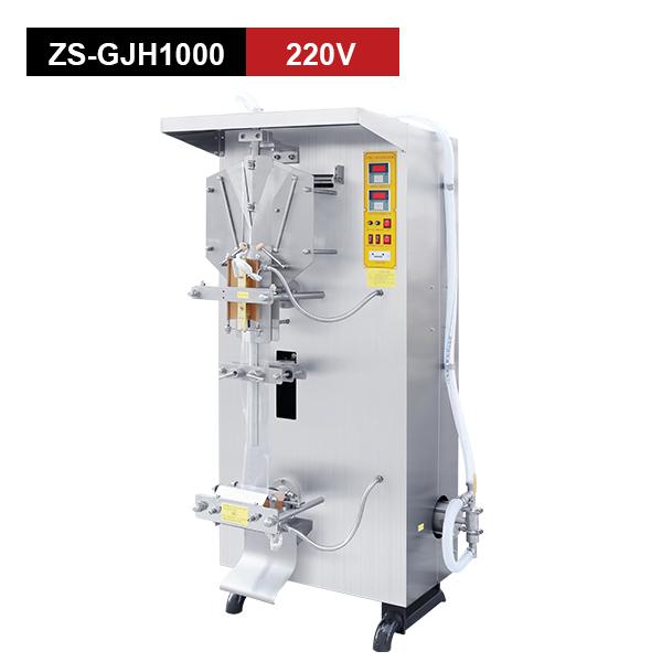 ZONESUN Automatic Liquid Pouch Packaging Machine Plastic BeanMilk SauceBag Juice Filling and Sealing Machine ZS-GJH1000