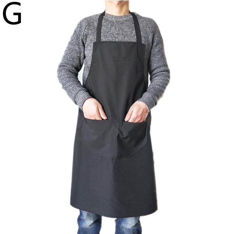 Colorful Cooking Apron In Kitchen Keep The Clothes Clean Sleeveless Convenient Male and Female Chef's Universal Kitchen Apron
