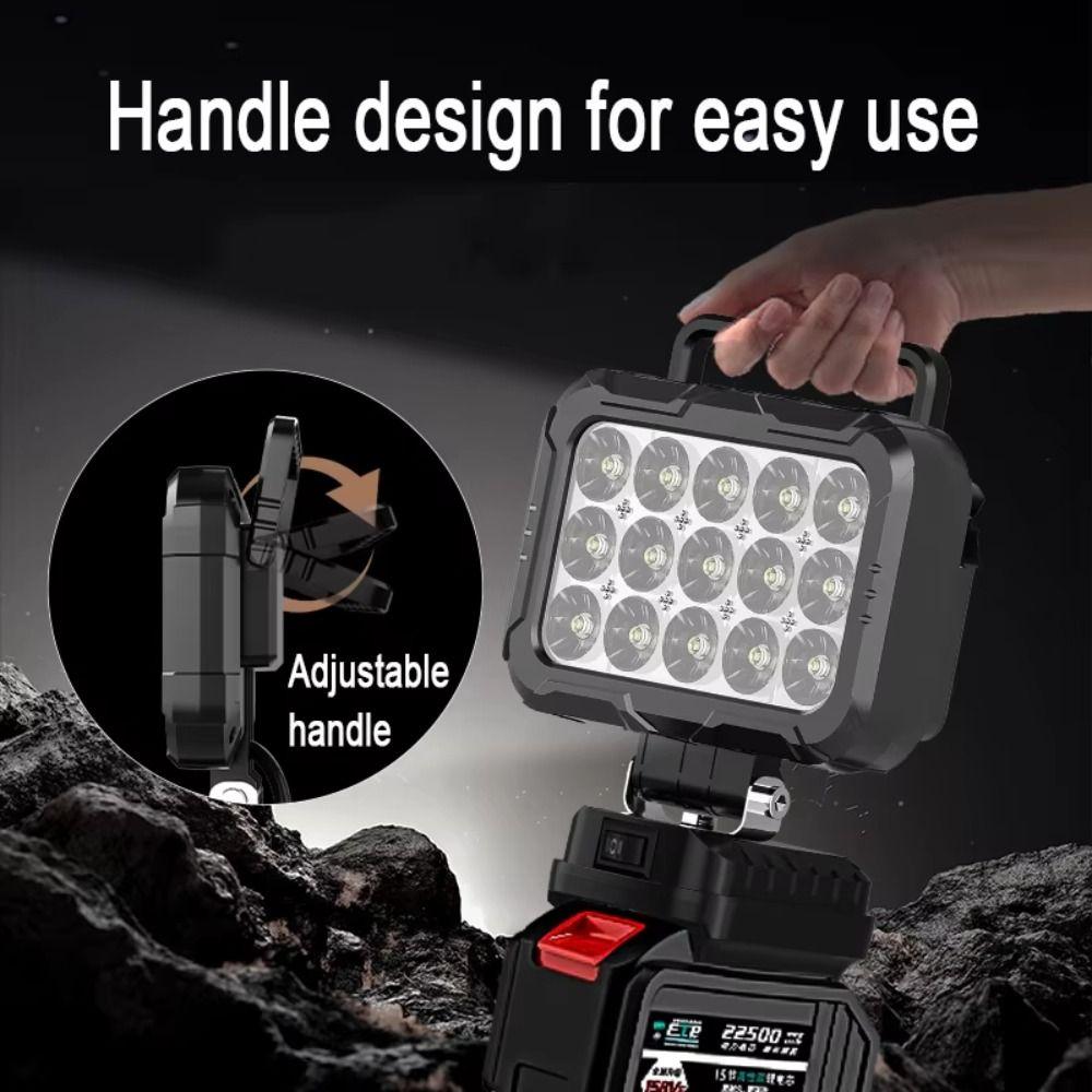 Portable LED Working Lamp 15 Beads Outdoor Flashlight New LED Working Light  Camping