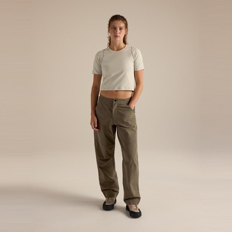 Arcteryx Women S Clakyah Cotton Wide Leg pantS Fw26 Apqfw0931 Le12
