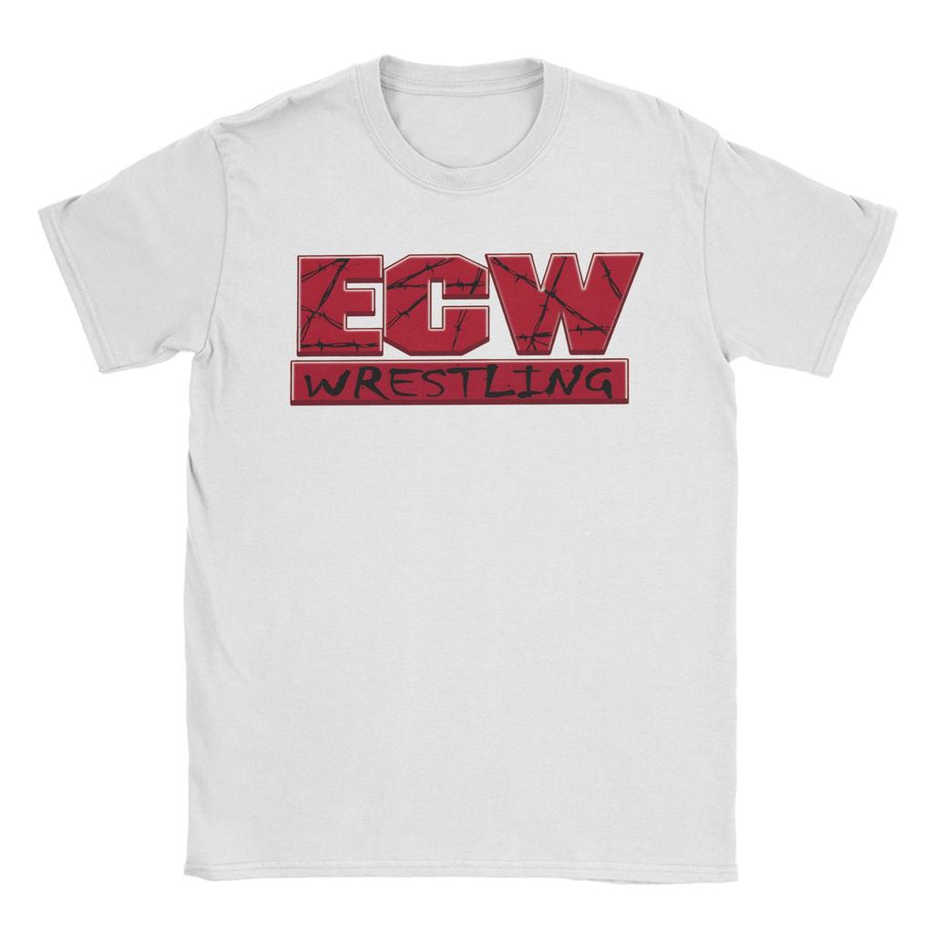 Хлопковая футболка ECW Hardcore Wrestling для унисекса, летняя, уличный стиль, футболки Харадзюку, топы с принтом большого размера