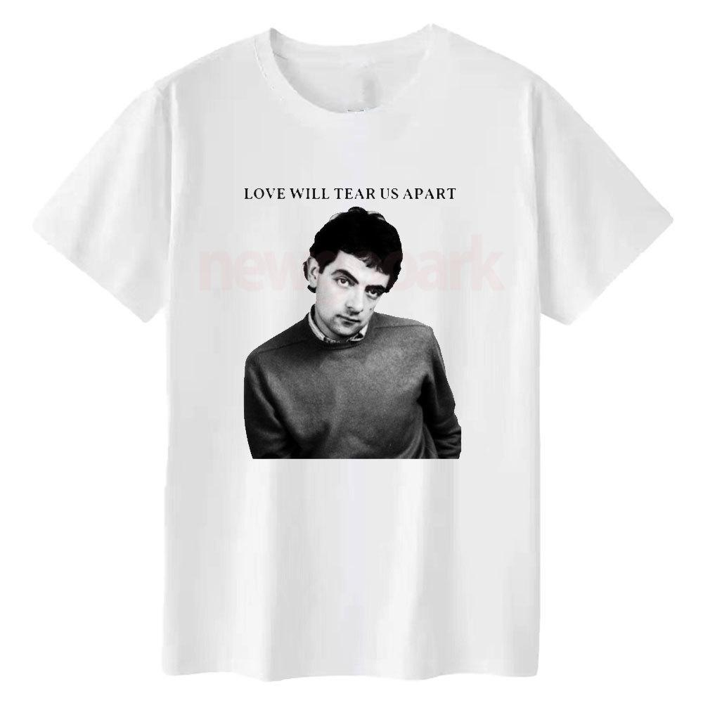 The Smiths Love Will Tear Us Apart Funny TShirt Mr Bean Rowan Atkinson Graphic T Shirts Women Unisex Casual Cotton Oneck Tops