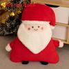 Christmas Plush Cushion With Santa Claus Snowman Reindeer For Festive Sofa Decor