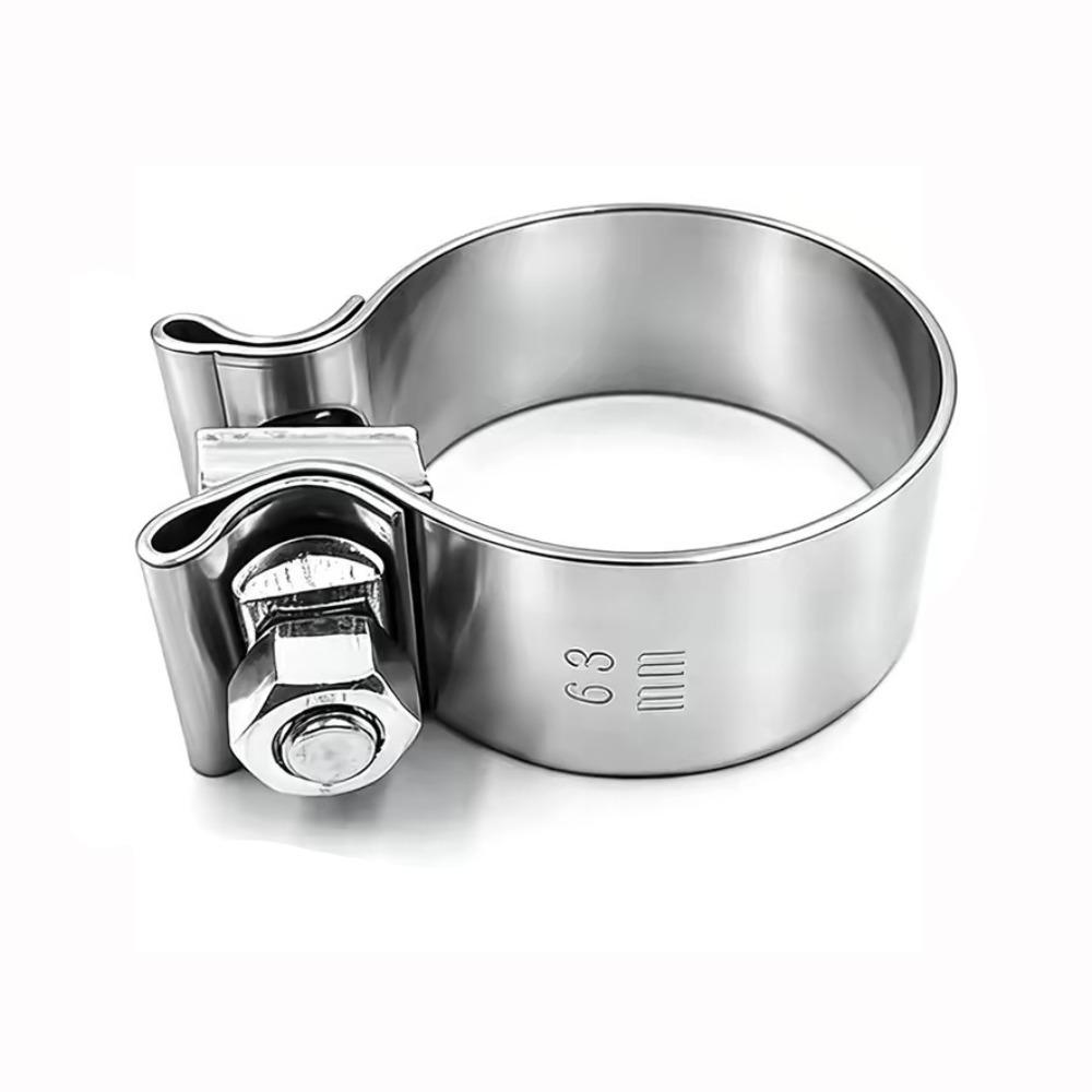 40-76mm Pipe Connection Hoop Stainless Steel Steel Pipe Clamp Strong Exhaust Pipe Clamp
