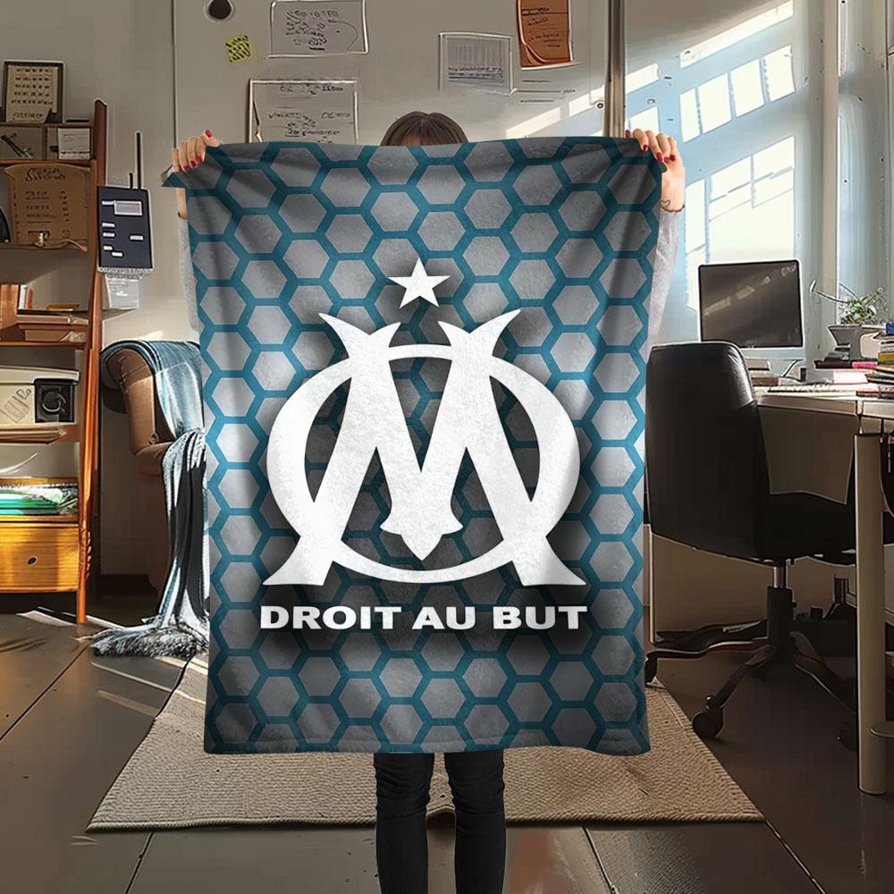 OM football FlAannel Blanket, High quality Comfortable for All Seasons, Home Decor, Warmth and Comfort
