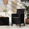Day and Night - Day and Night Garden Armchair with Graphite PP Rattan Cushion