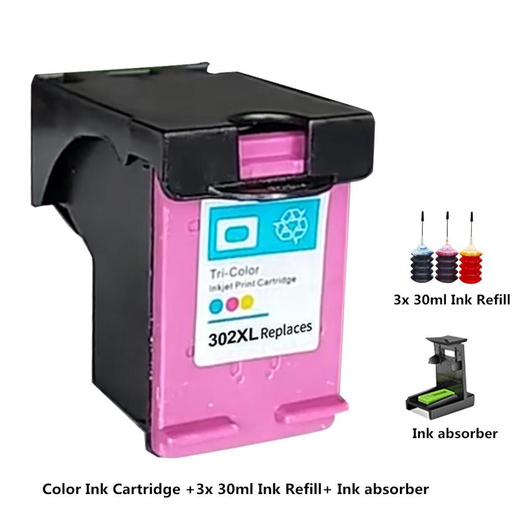 Замена картриджа HP302 XL, совместимая с HP DeskJet 1111 1112 2130 2132 3632