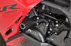 Защитные слайдеры OVERRACING Черные для CBR250RR (2017) 59-02-01B