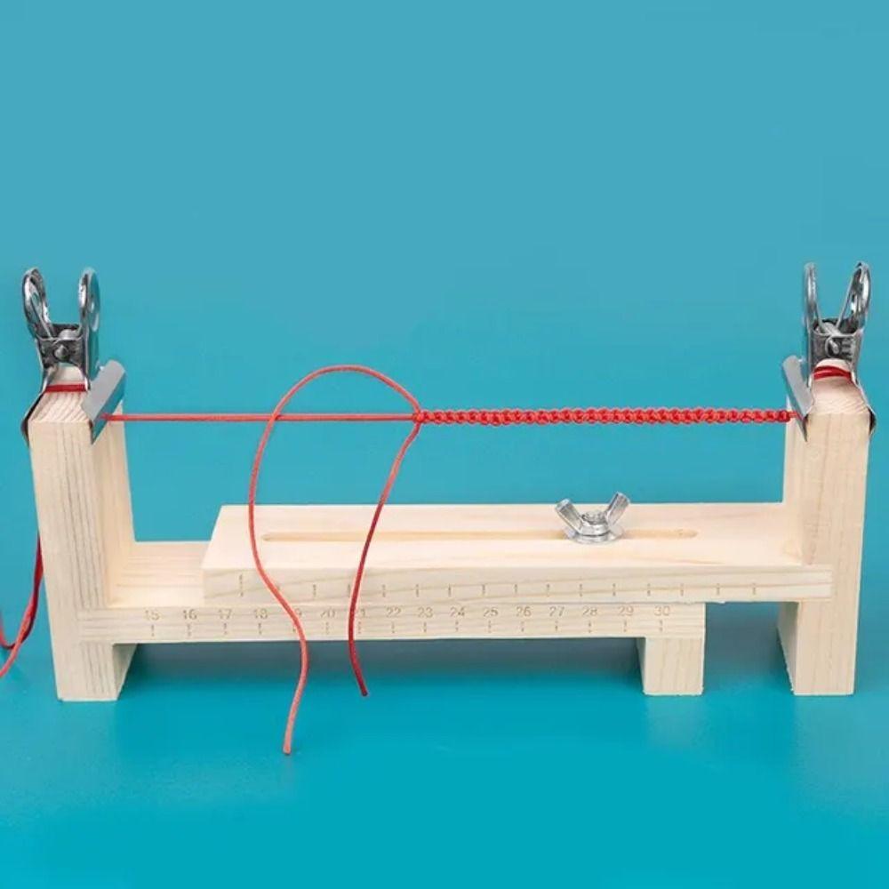 Фиксированные инструменты Деревянный плетельный станок Изготовитель браслетов Инструмент для плетения браслетов Сделай сам Плетение