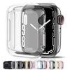 Чехол для Apple Watch 44 мм 40 мм 45 мм 41 мм 42 мм 38 мм защитное стекло iwatch силиконовый бампер apple watch series 3 6 se 7 8 9
