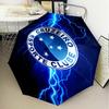 1PC Cru-zeiro Esporte Club Crest Printed Umbrella Folding umbrella, automatic umbrella 8-Frame for Travel, camping Fan gifts Christmas Gifts