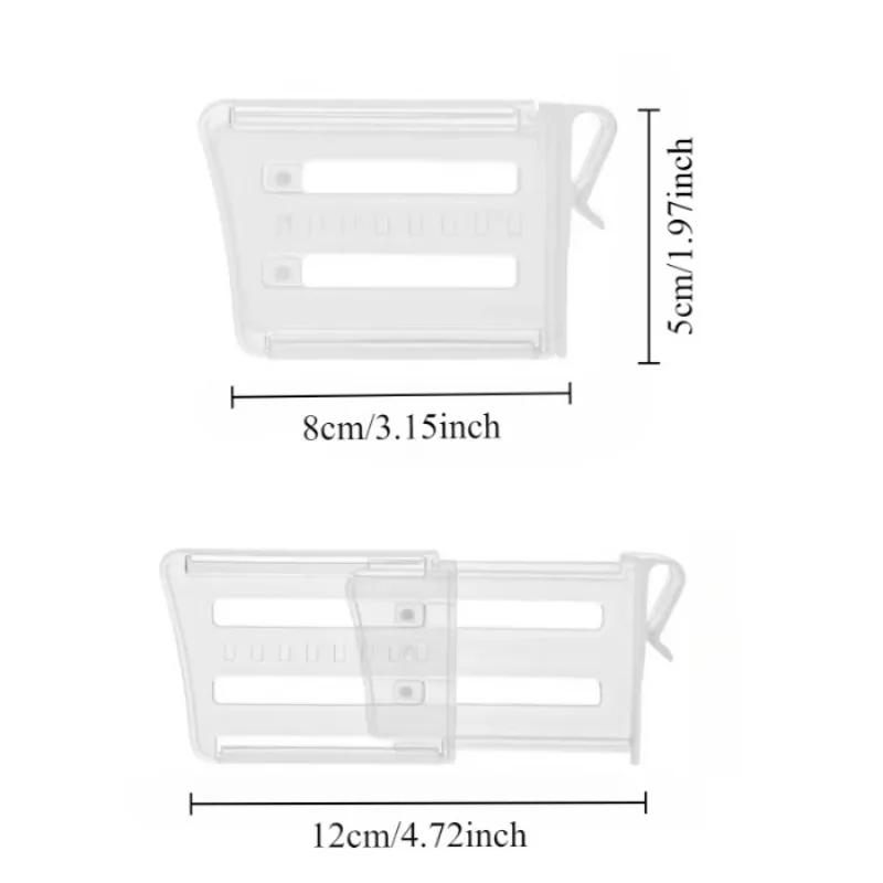 1/4 шт. Контейнер для ароматизаторов холодильника Зажим для холодильника Регулируемый защелкивающийся зажим для отделения холодильника Категория хранения напитков