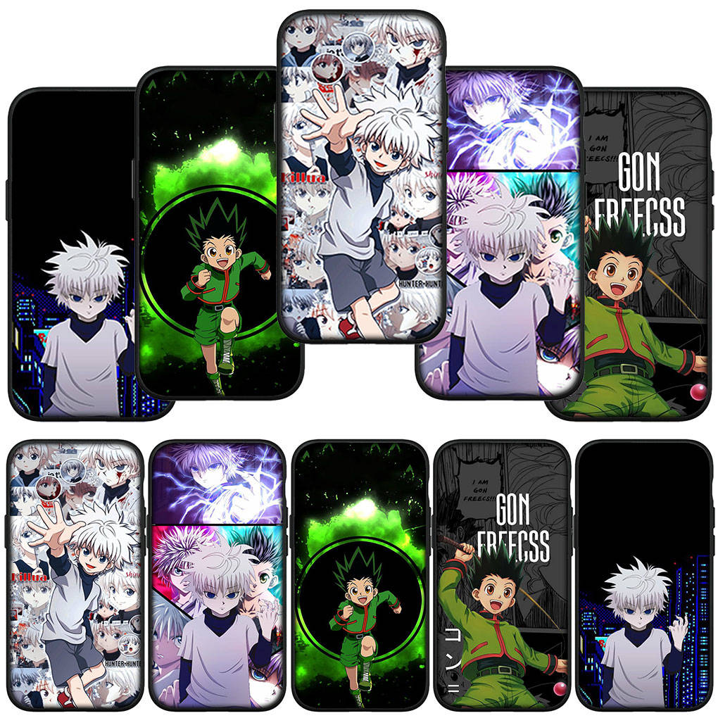 Чехол для телефона Samsung Galaxy S25 S24 S23 iPhone 16 15 Xiaomi Redmi Note 14 13 12 16E 11 Pro Max OPPO Moto Killua Hunter X Hunter Gon Freecss Cartoon