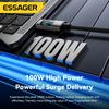 Essager 100W USB Type C To USB C Cable For Xiaomi Samsung PD 5A Fast Charging Cable For Macbook iPad Pro Tablet Laptop Wire Cord