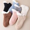 Winter Snow Women Socks Thicken Warm Home Bedroom Socks Slippers Non-Slip Foot Warmer Carpet Knitted Socks Calcetines Hombre