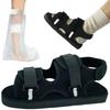 ORIJIRI Cast Sandals, Convenient for Foot Fractures, Sprains, and Rehabilitation, Single Foot or Ambidextrous, Adjustable, Sizes 22-29cm (28cm)