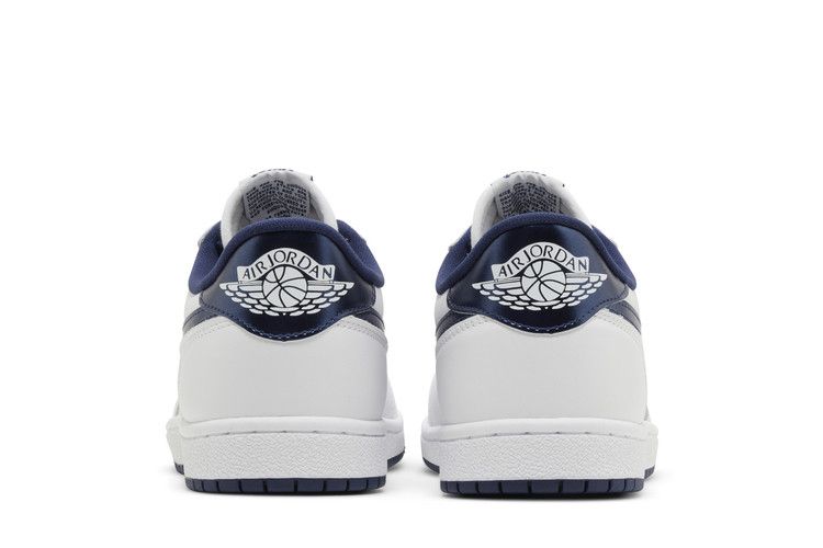 Men's Sneakers Nike Jordan 1 Retro Low '85 Metallic Blue White/Midnight Navy