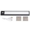 LED Motion Sensor Light Aluminum Alloy Intelligent Cordless USB Wardrobe Motion Sensor Lamp for Cabi