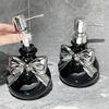 350ml Bow Lotion Bottle Ceramic Shower Gel Separate Bottles Practical Bow Soap Dispenser  Bathroom
