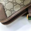 [Pre-Owned] GG Supreme Reversible Tiger Head Magnetic Closure Shoulder Canvas And Leather Trim Crossbody Bag Small - Fair #1ALHDUX