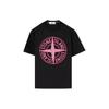 Compass Print T-Shirt Black Men Tops 781521580-V0029