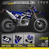 PowerZone Индивидуальный Комплект Наклеек с Графикой Команды Для Мотоцикла YAMAHA 2020 2019 2018 2017 2016 2015-2008 WR250R